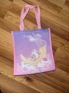 Hello Kitty Pink & Lavender Moon insulated Tote Bag